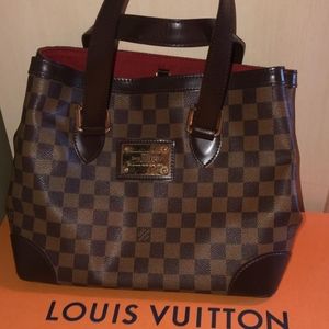 LOUIS VUITTON Damier Ebene Hampstead